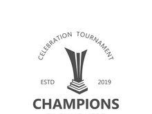 Trophy Logo winner, Sports Tournament Championship Cup Design. minimalist emblem sport, club shop simple icon