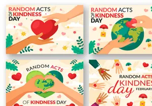 12 Random Acts of Kindness Illustration