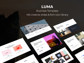 LUMA - Fully Animated  Keynote Business Template preview picture