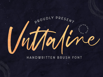Vuttaline - Handwritten Font preview picture