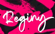Reginy - Textured Brush Font