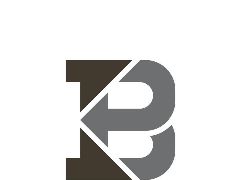 B letter logo template vector illustration