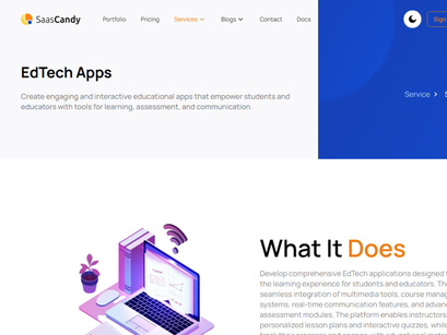 SaaSCandy Free Nextjs Website Template