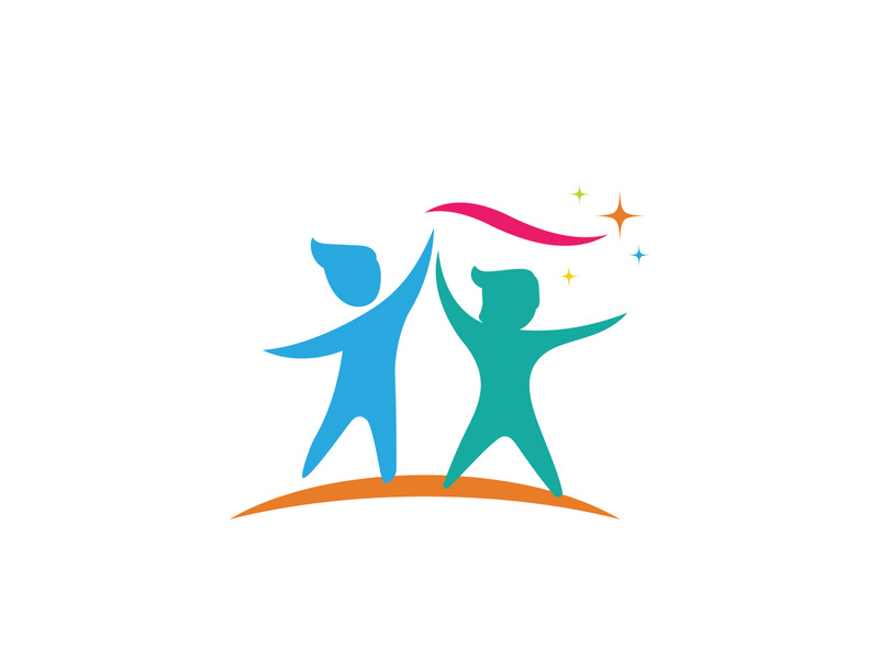 Kids concept illustration design