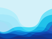 Wave blue water wallpaper background vector