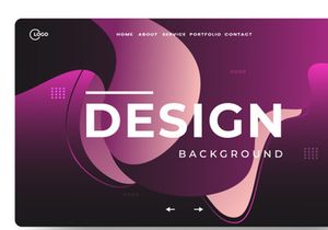 Abstract trendy gradient background