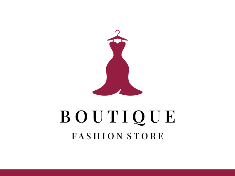 Women's clothing logo design.