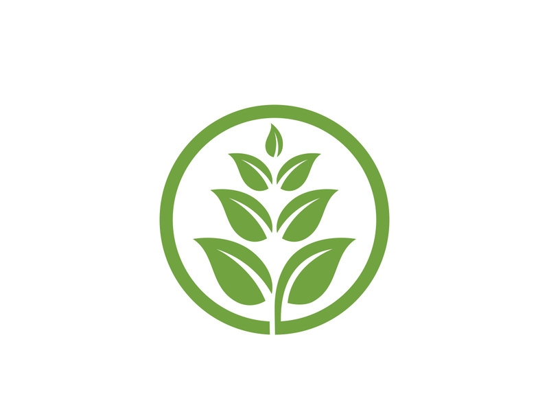 Eco green icon illustration design