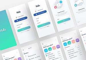 Helio to-do list iOS UI kit