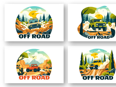 9 Off Road Sport Illustration