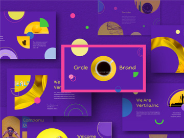 Circle Brand Keynote Template preview picture