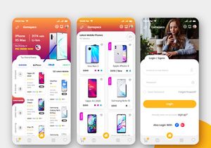 Mobile Portal or Find Latest mobile phone in market App UI Kit