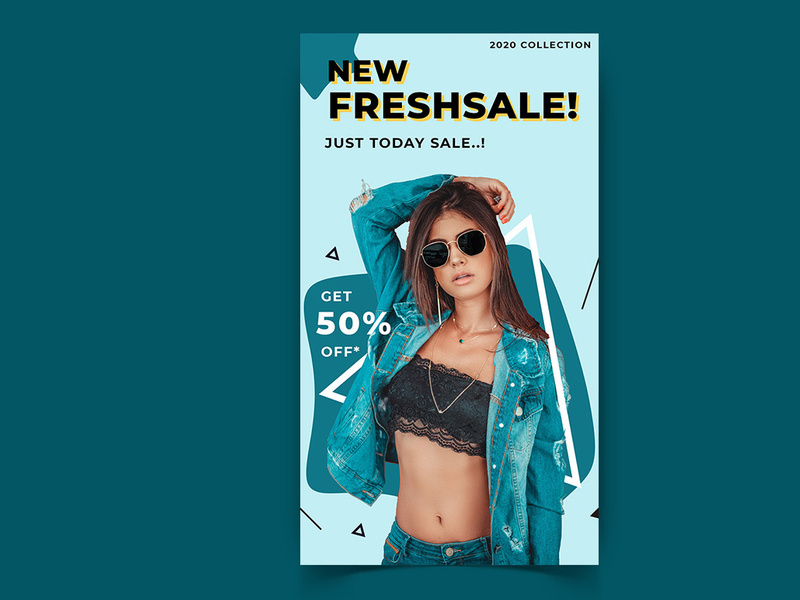 Fashion Sale Social Media Post Template