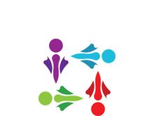Community logo business template and icon people vector