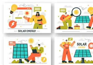 9 Solar Energy Installation Illustration