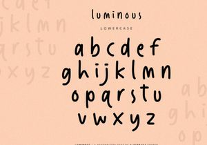 Luminous - Handwritten Font