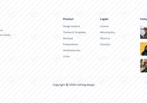Footer UI KIT