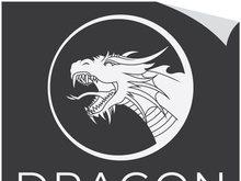 Dragon logo art illustration