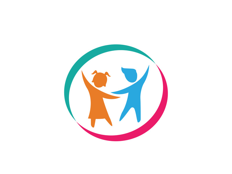 Kids concept illustration design