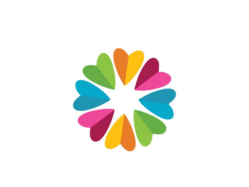 Flower icon design illustration
