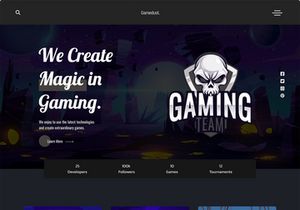 Gamedust - Web Theme for Figma