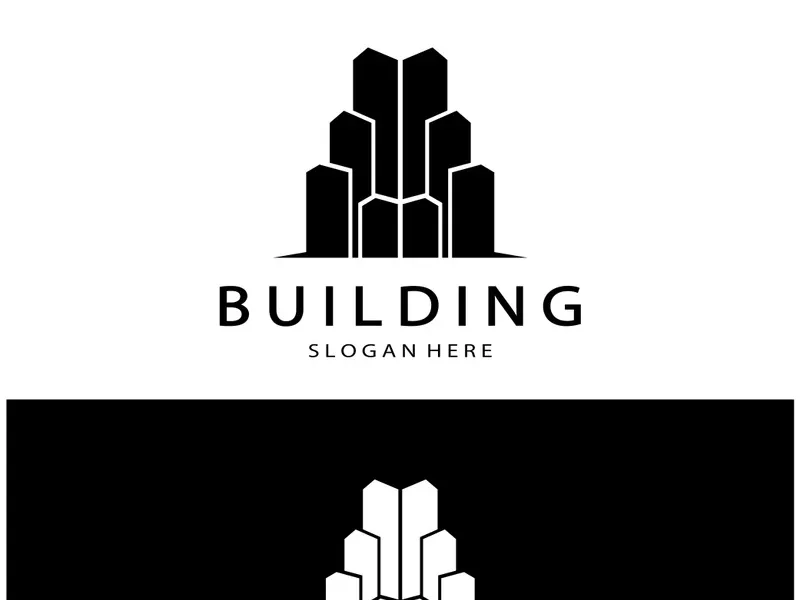 Building logo vector illustration design,Real Estate logo template, Logo symbol icon