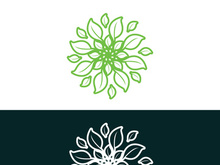 nature leaf logo, environment logo , ecology logo template