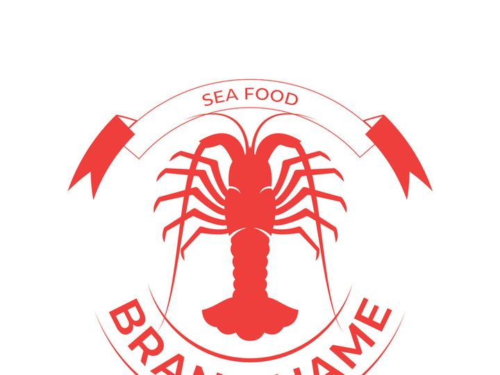 Vintage lobster logo