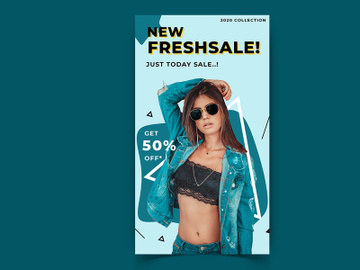 Fashion Sale Social Media Post Template preview picture