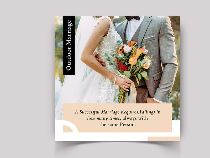 Wedding Social Media Post Template