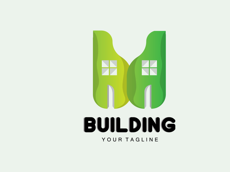 Home Design Logo, Building Logo, Property And Construction Company Icon