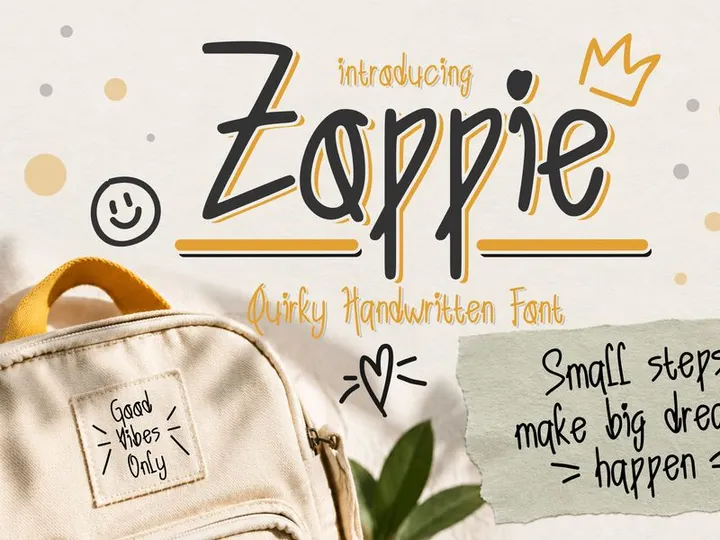 Zoppie – Quirky Handwritten Font