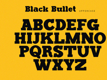 Black Bullet - Serif Font