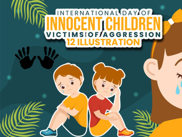 12 International Day of Innocent Children Victims of Aggression Illustration preview picture