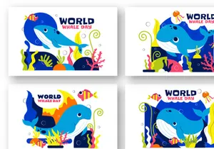 10 World Whale Day Illustration