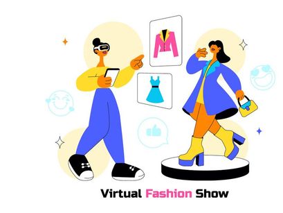 10 Virtual Fashion Show Illustration