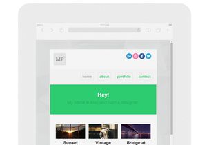MP, Minimal HTML5 Portfolio Template