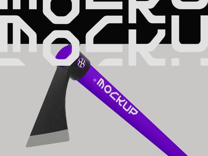 Pick Mattock Mockup