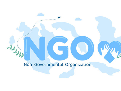 11 NGO or Non-Governmental Organization Illustration