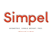 Simpel: Geometric sans-serif font
