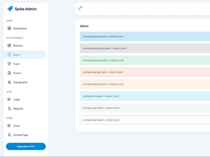 Spike Bootstrap Free Admin Dashboard Template