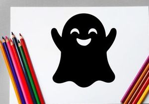 Cute Halloween Ghost Illustration for Kids and Holiday Decor