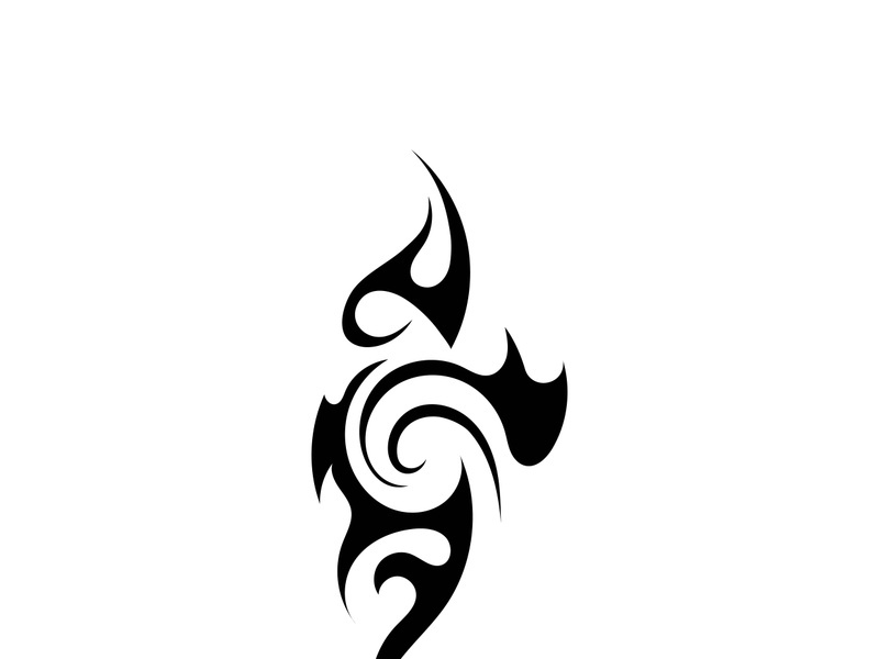 Tribal tattoos. Art tribal tattoo. Vector sketch of a tattoo. Idea for design