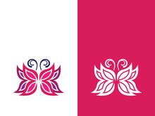 Beauty butterfly vector icon design