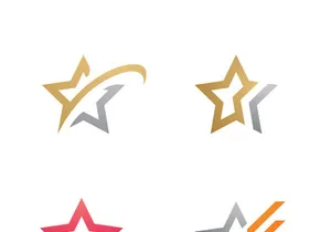 Star Logo Icons Template Vector Illustration Design