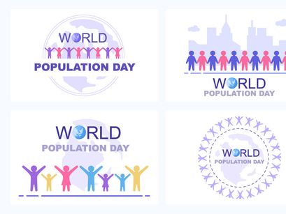 15 World Population Day Illustration