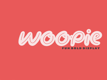 Woopie Font Fmaily preview picture
