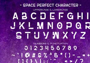 Space Perfect - Modern Futuristic Font