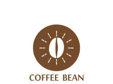 Premium coffee bean logo design. preview picture