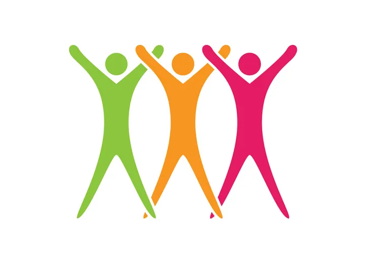 Colorful community group team People Logo Design